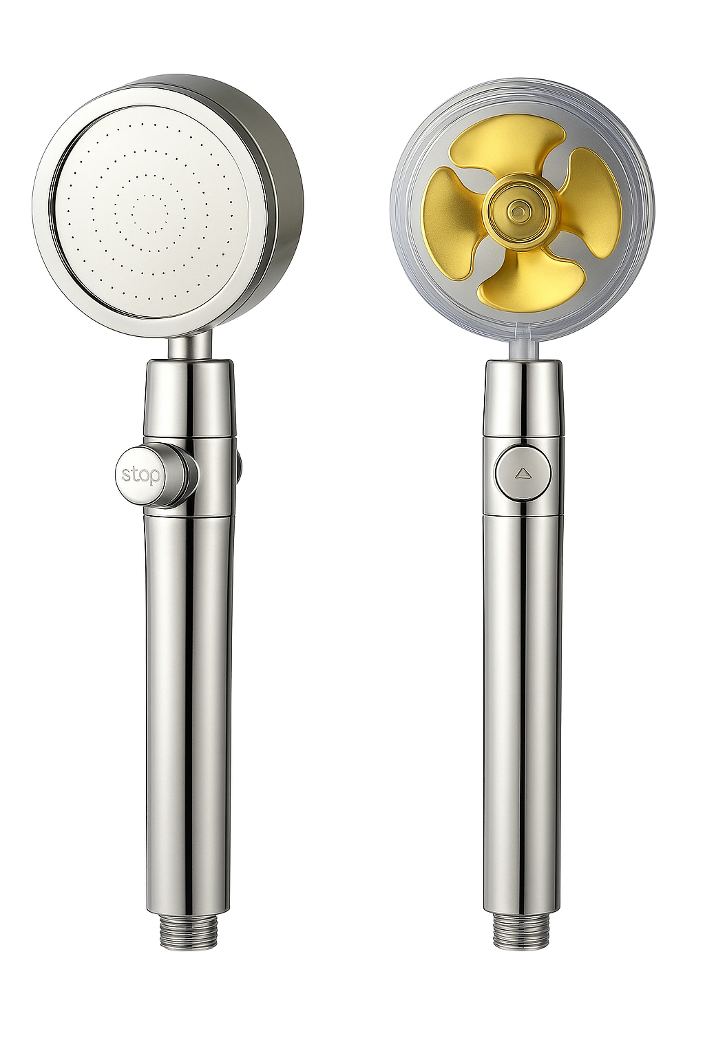 Propeller-Duschkopf / Turbo-Ventilator Duschkopf