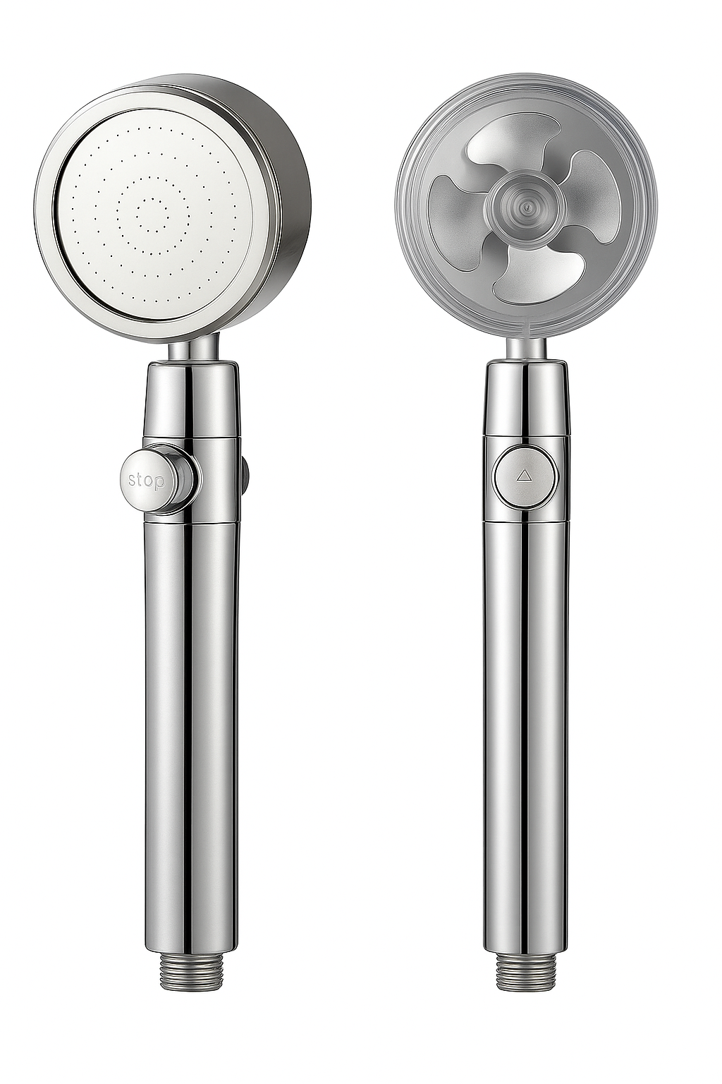 Propeller-Duschkopf / Turbo-Ventilator Duschkopf